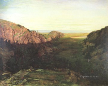  valley Painting - The Last Valley landscape John LaFarge